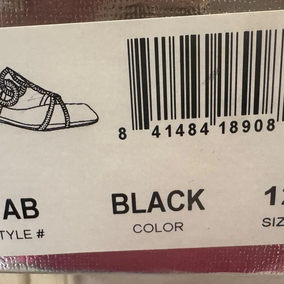 Lady Couture Black Sandals - Picture 4 of 4